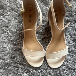 Diba Women's Elegant Cream Heels